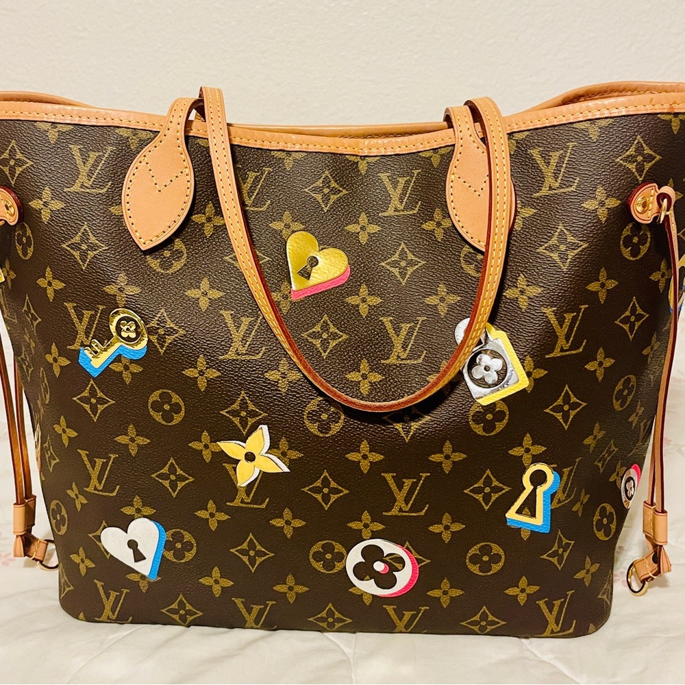 Louis Vuitton Limited Edition Lovelock Neverfull